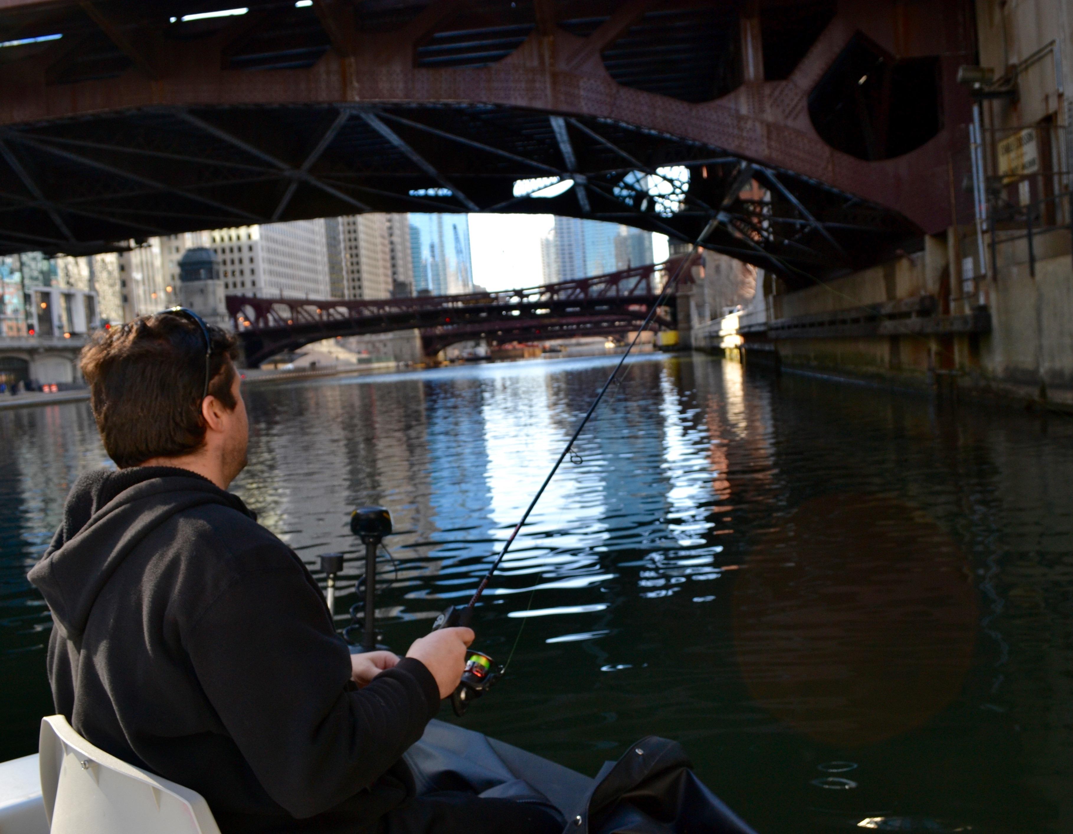 Fishing on the Chicago River Chicago News WTTW